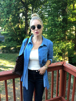 Don't Mess With Mama Denim Top