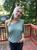 Texas Two Step One Shoulder Top - POSH NOVA