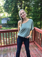 Texas Two Step One Shoulder Top - POSH NOVA