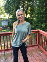 Texas Two Step One Shoulder Top - POSH NOVA