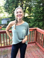 Texas Two Step One Shoulder Top - POSH NOVA