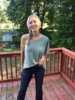 Texas Two Step One Shoulder Top - POSH NOVA