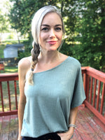 Texas Two Step One Shoulder Top - POSH NOVA