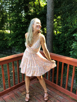 Flower Darling Spaghetti String Dress- White - POSH NOVA