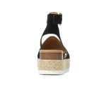 Lauren Platform Sandals-Black - POSH NOVA