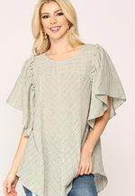 Flirty Fluttery Top - POSH NOVA