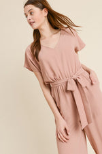 Make Me Blush Jumpsuit - POSH NOVA
