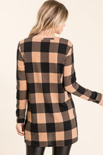 Megan Checkered Tunic - POSH NOVA
