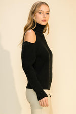 Classic Affair Cold Shoulder Top - POSH NOVA