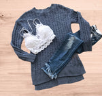 Perry Popcorn Sweater - POSH NOVA